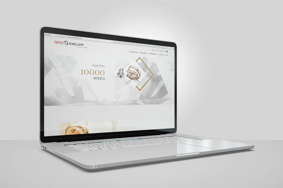 Projekat Swiss Jewellery Nakit, Website Dizajn, SEO Optimizacija, CRM Integracija Sistema